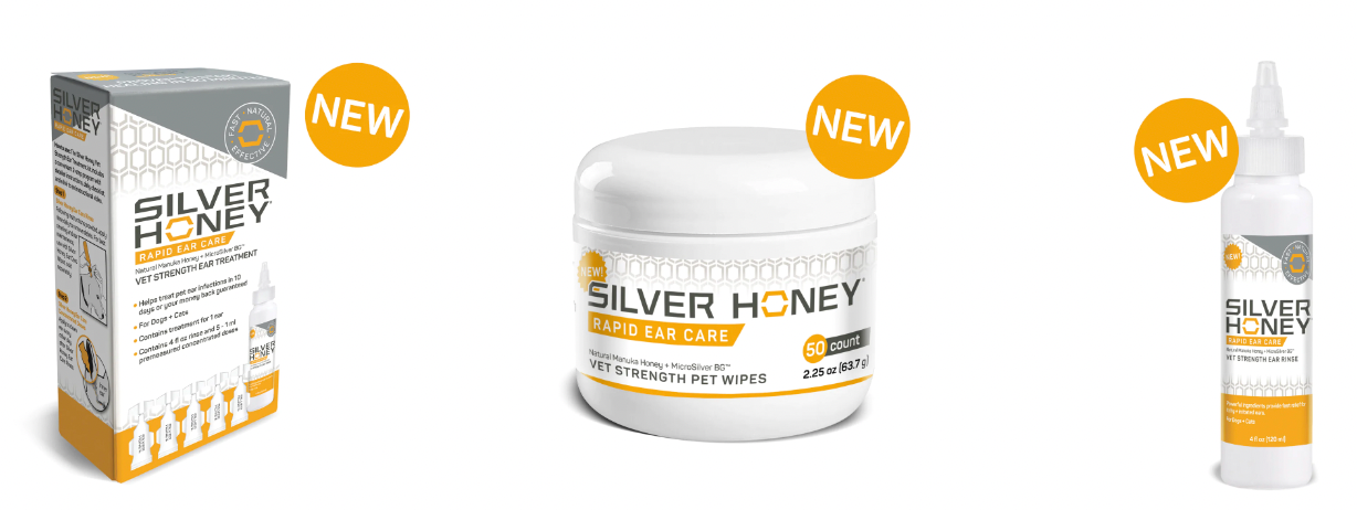 Silver Honey Rapid Ear Care line (Photo courtesy of W.F. Young). 
