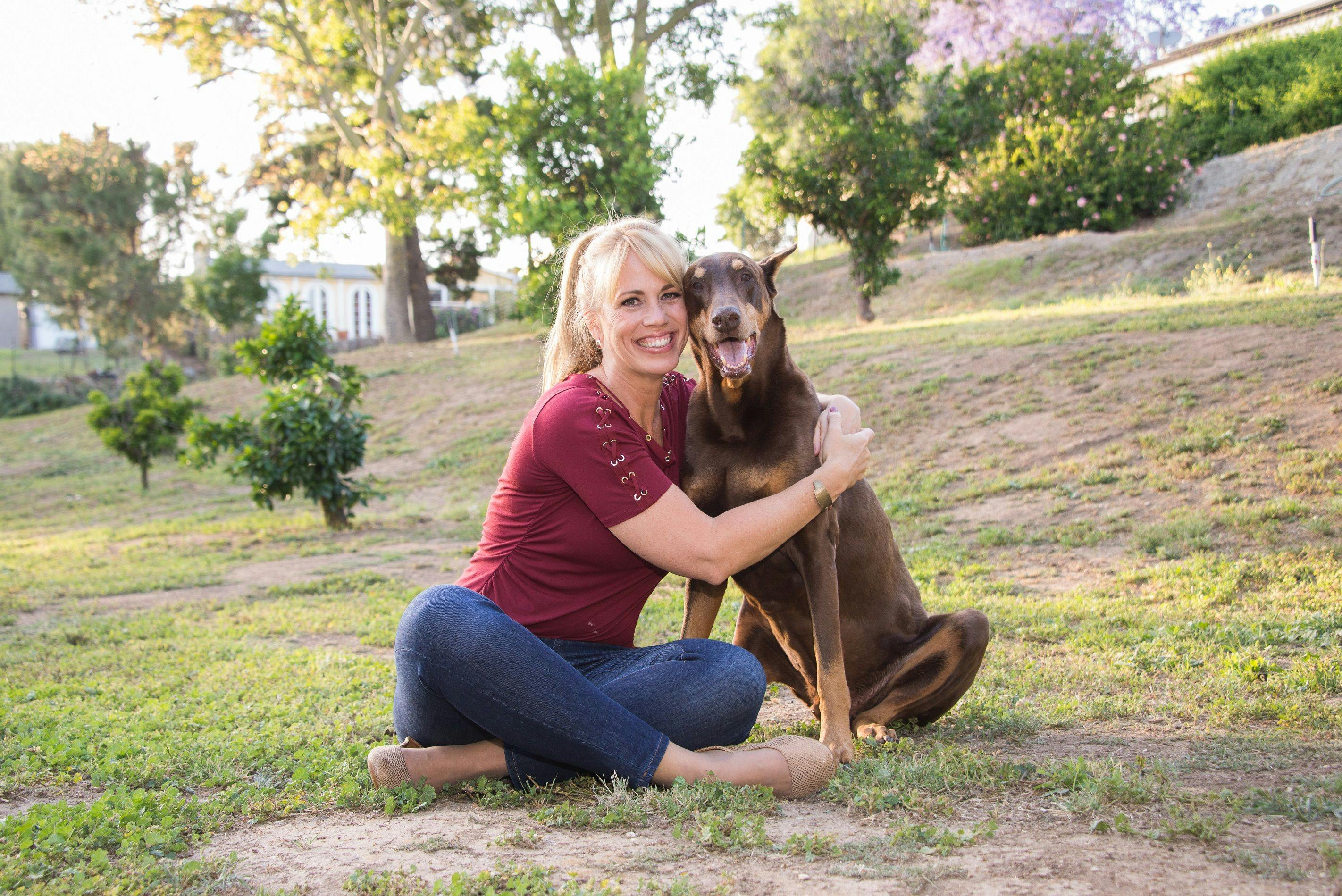 Well-known in the veterinary hospice and palliative care space, Mary Gardner, has debuted her publications for pet parents with elder dogs (Photo courtesy of Lap of Love).