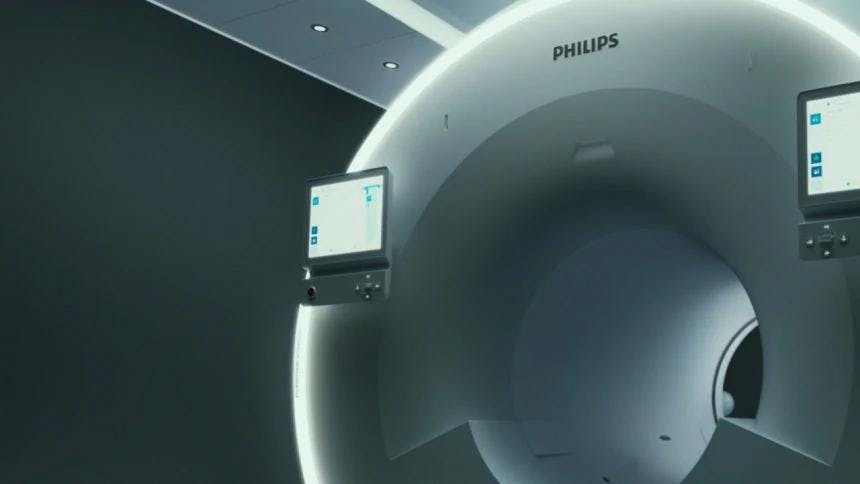 The Phillips MR 7700 (Image courtesy of Michigan State University Veterinary Medical Center)
