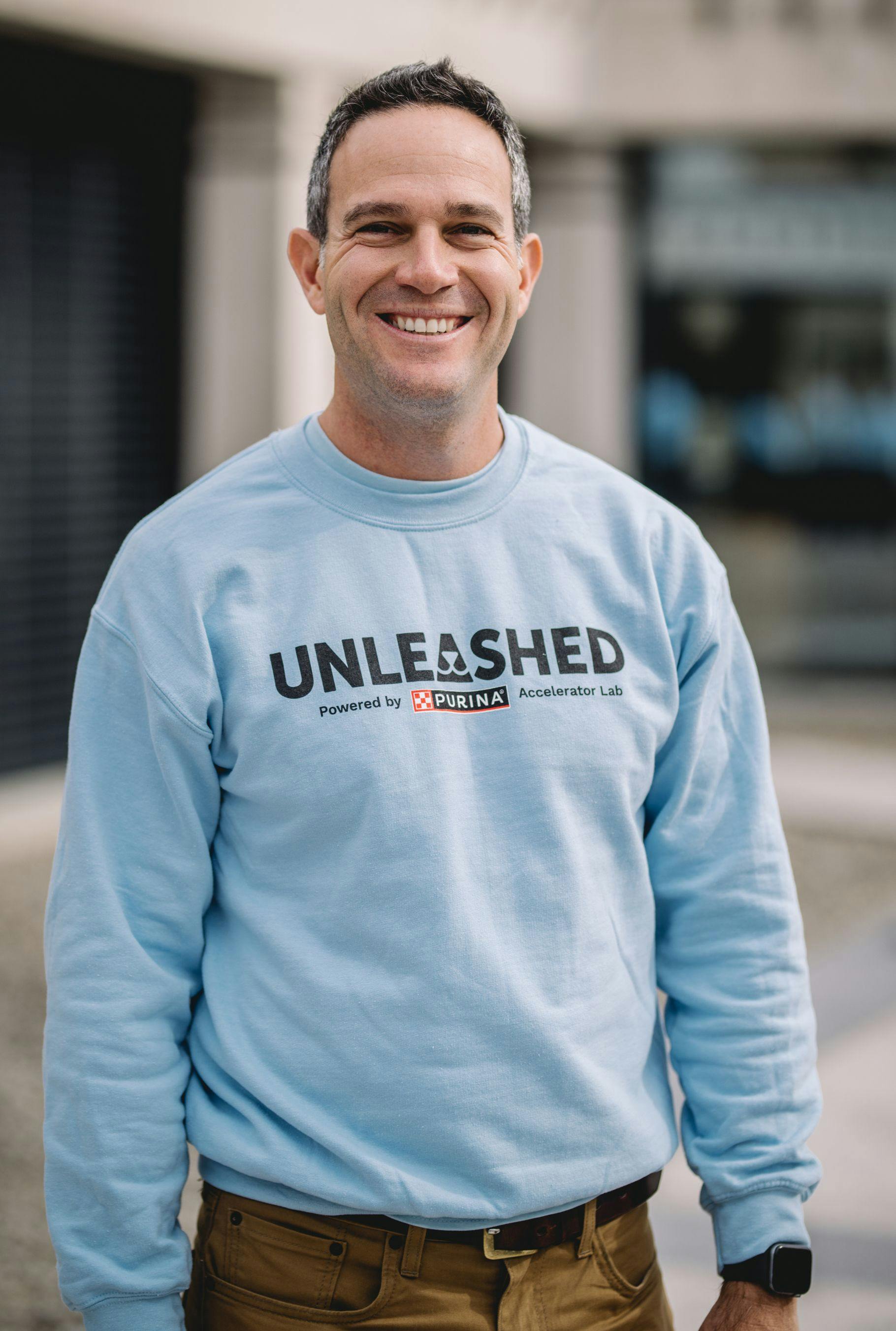Dr Garnett Hall, VetChip co-founder (Photo courtesy of Unleashed by Purina). 