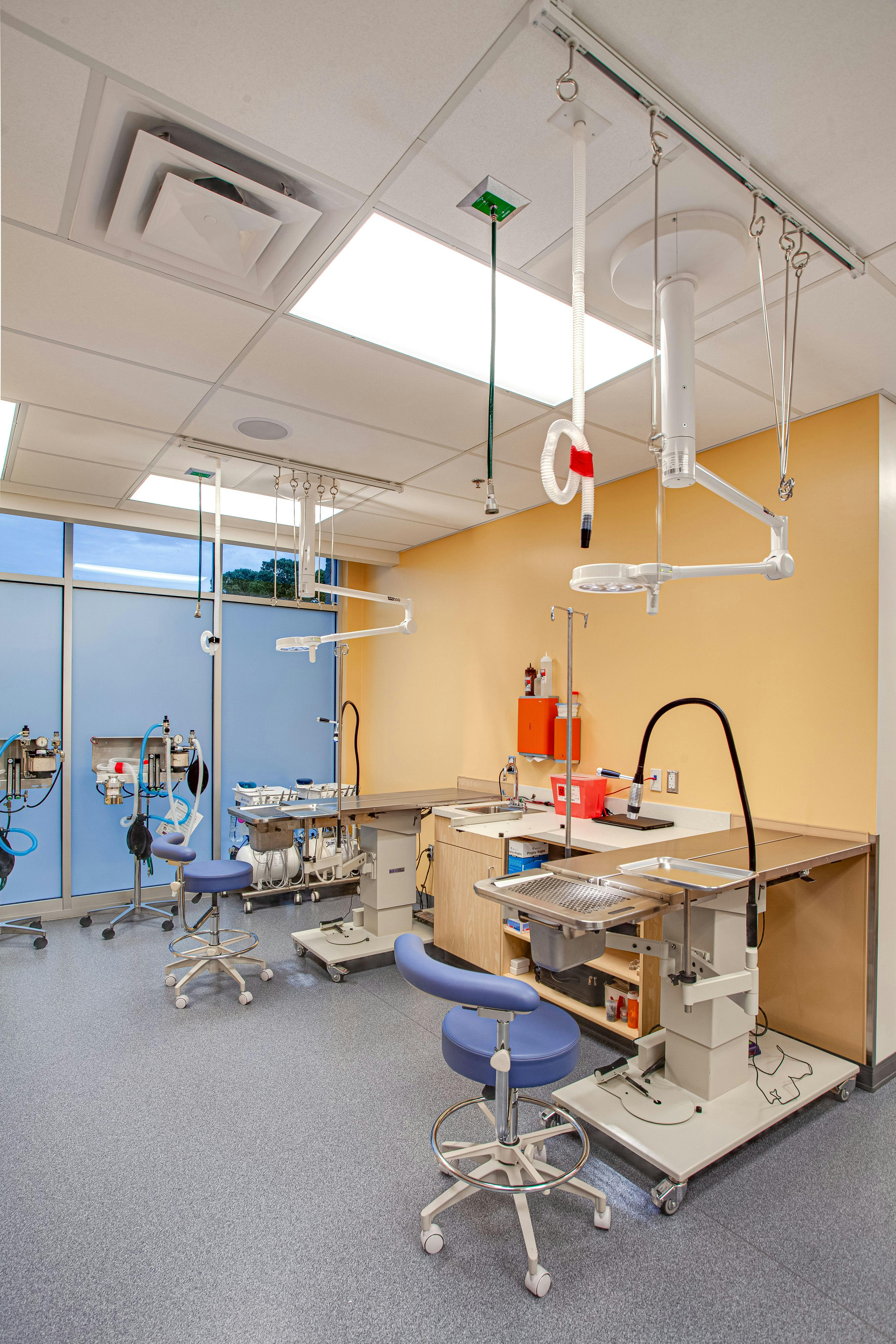 Dental suite with two stations.