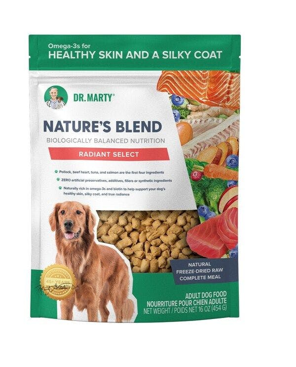 New freeze-dried raw dog food promotes skin and coat health