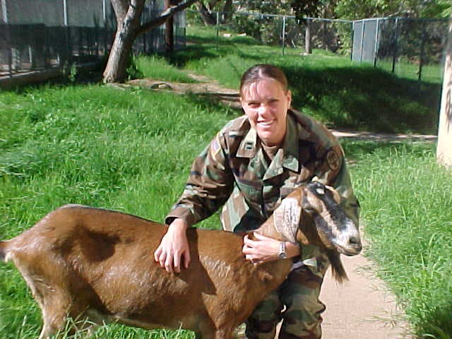 All photos: Dr Amy Pike while serving in the US Army. 