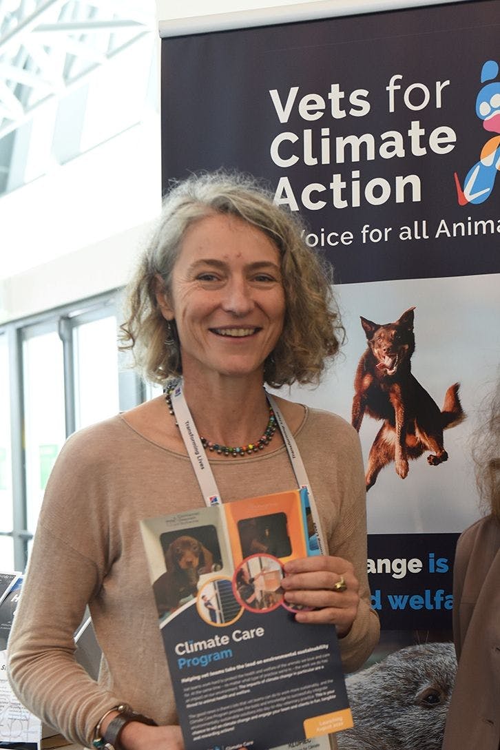 Dr Corinna Klupiec, Climate Care Program product development manager (Photo courtesy of Vets for Climate Action).