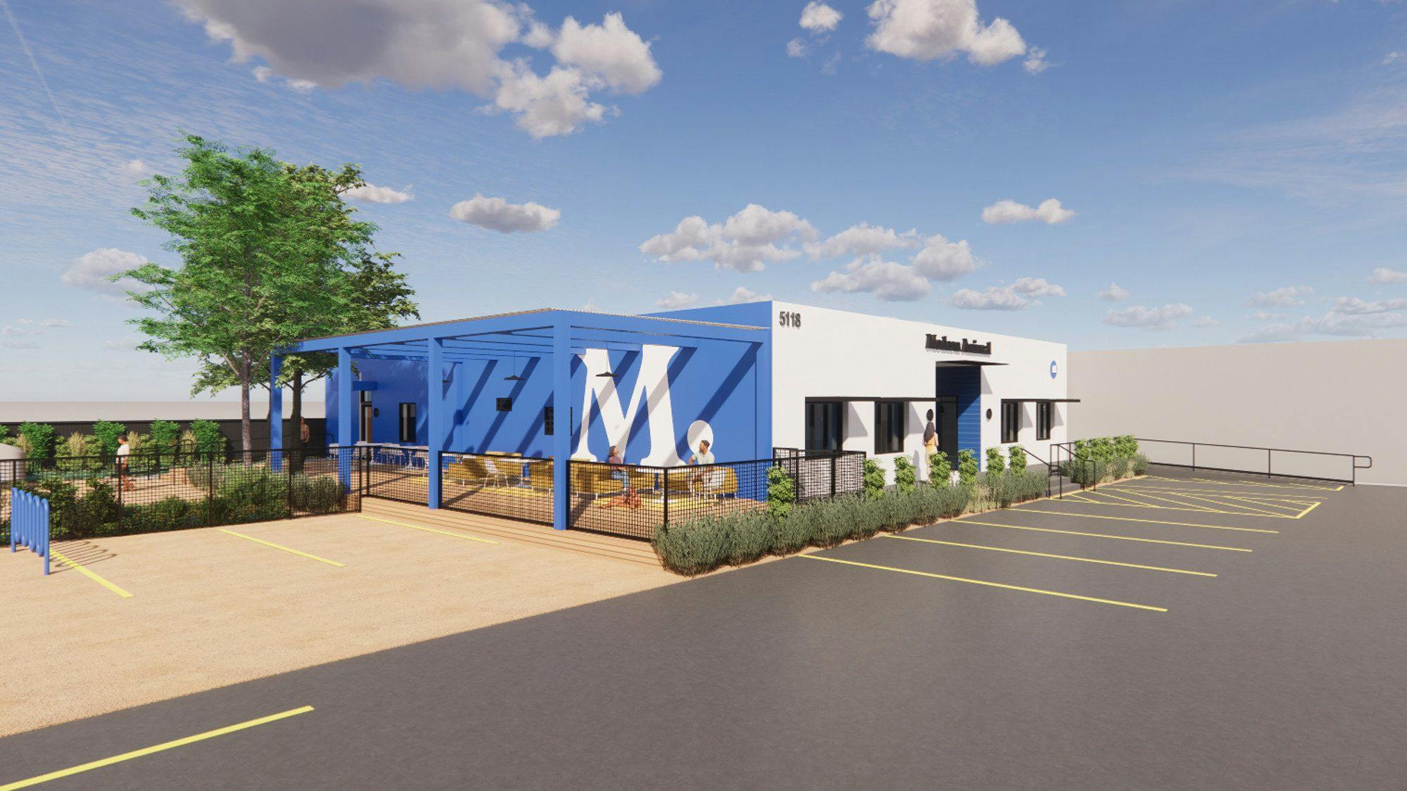 Rendering of one of the clinics Modern Animal plans to open in Texas (Photo courtesy of Modern Animal). 