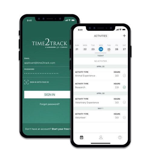 Time2Track app created by Liaison. (Photo courtesy of Liaison International).