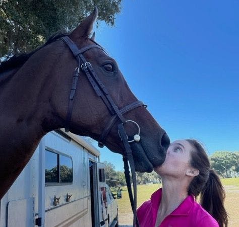 Vet tech shares her enthusiasm for equestrian sports