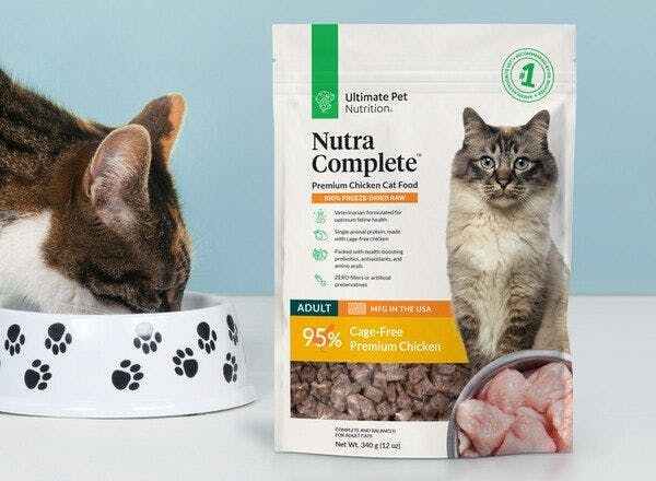 New 100% freeze-dried raw cat food available 