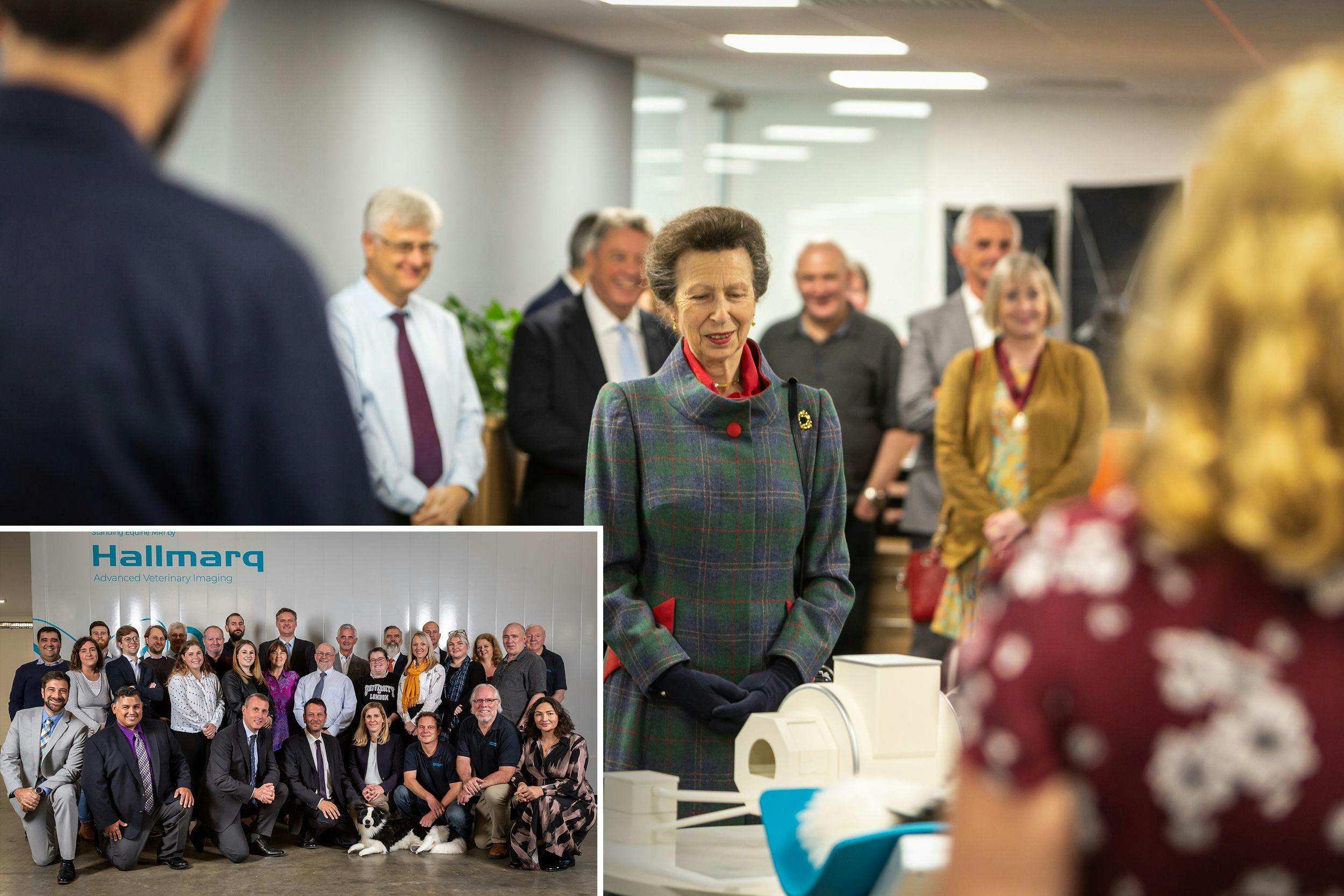 HRH The Princess Royal visits Queen's Award winner Hallmarq Veterinary Imaging 
