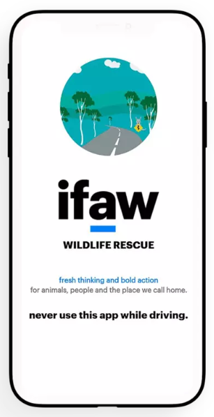 IFAW Wildlife Rescue App (Photo courtesy of IFAW). 