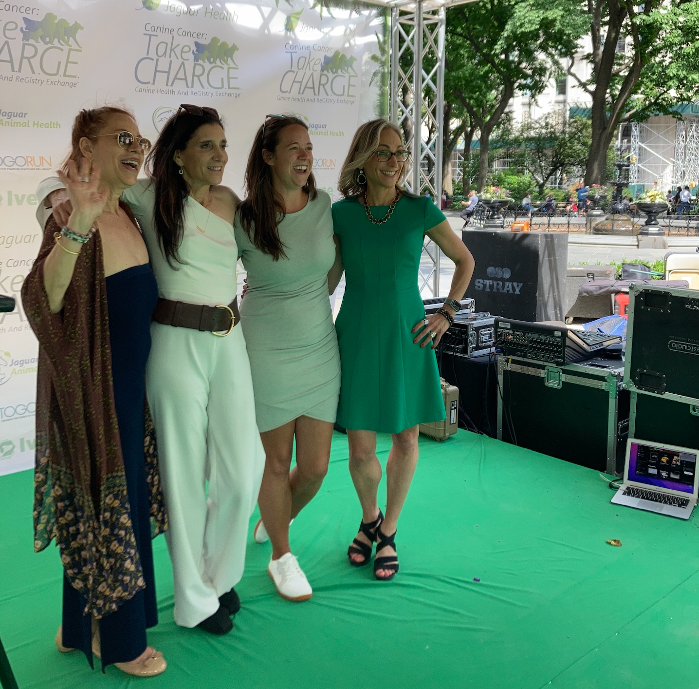 From left to right: Glo Janata, JD, TogoRun president, CEO, and owner; Lisa Conte, CEO, president, and founder of Jaguar Health; Chelsea Rhoads, Ivee CEO and founder; and Sue Ettinger, DVM, DACVIM (Oncology). 